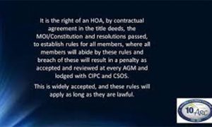 Lifestyle estate rules by ARC