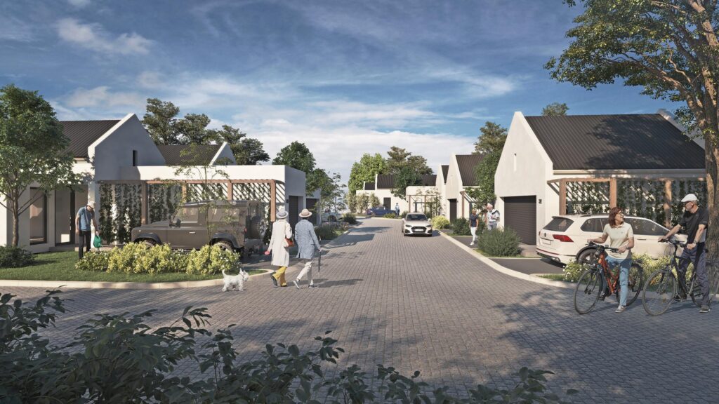 Retirement in Kommetjie Imhoff Manor streetscape
