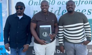 Burleigh Ballito sales Vusi Ngqothweni, Ndumiso Shezi and Khwezi Sibisi.
