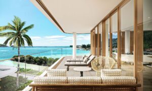 The Residences at Meliá Seychelles – an apartment terrace area.