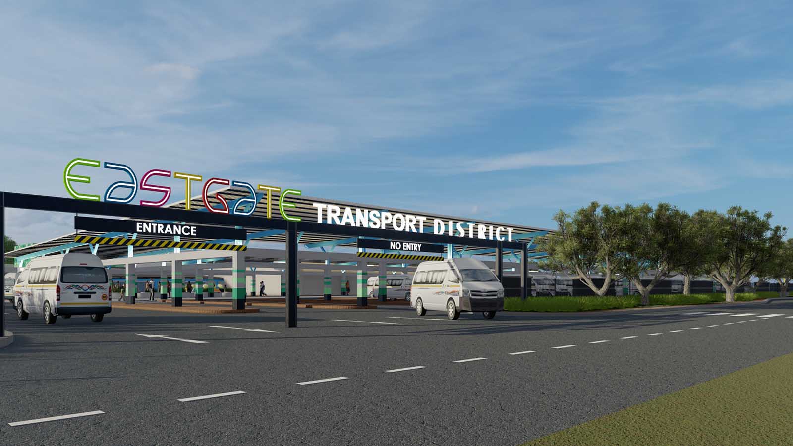 Liberty Two Degrees L2D working on transforming Eastgate Shopping Centre taxi rank