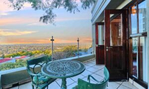 One of the massive selling points of this R4.8m house in Randburg's Northcliff is the sweeping views over Johannesburg