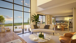 Residential clubhouse and swimming pool amenities