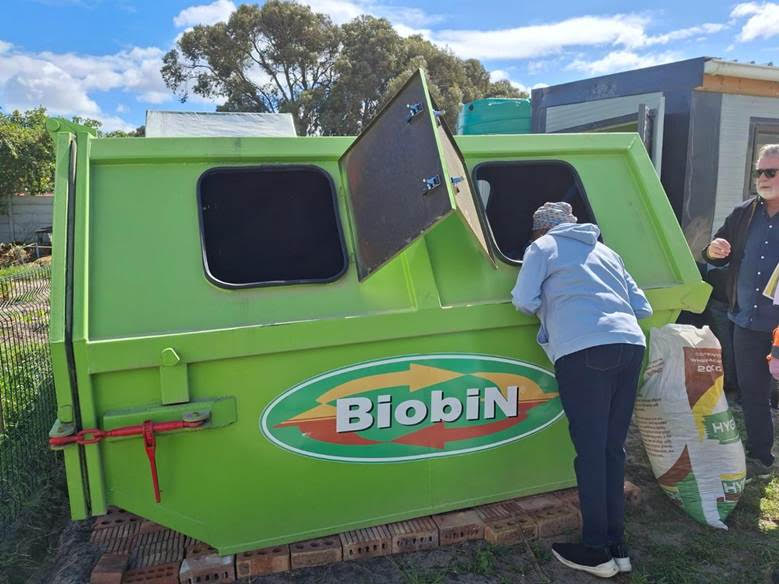 BiobiN in-vessel composting system used in community waste management