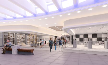 Interior view of Walmer Park Shopping Centre showing modern retail layout and circulation space