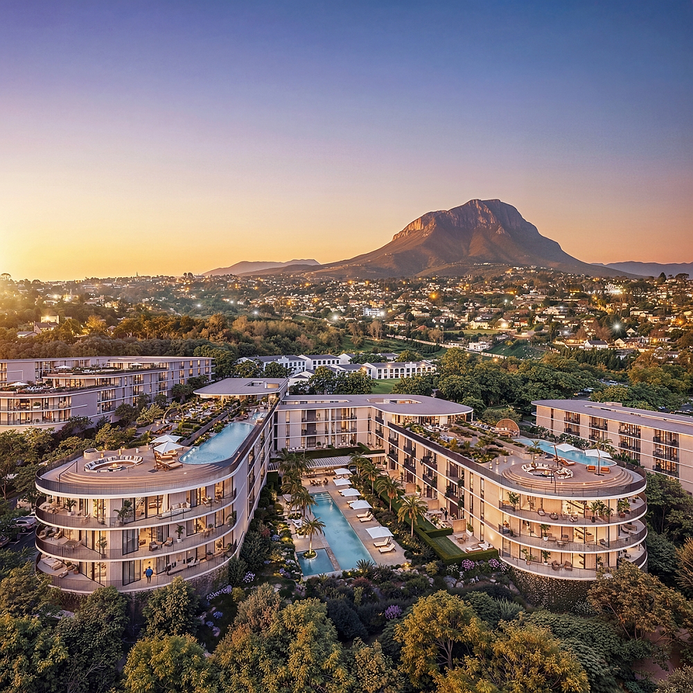 Artist’s impressions of ‘The Charles’ development in Somerset West