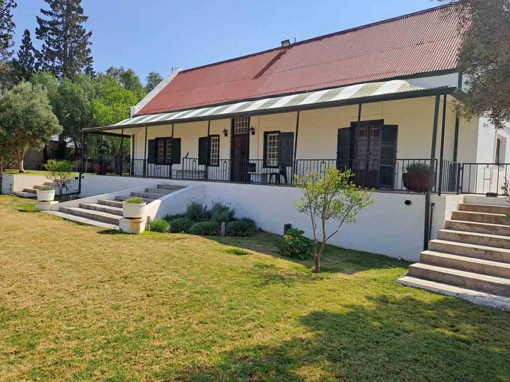 A historical home on a small farm is selling at R4.6m in Graaff-Reinet.