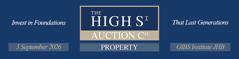 High Street Auctions - Invest in Foundations That Last Generations, 3 September 2026, GIBS Institute JHB