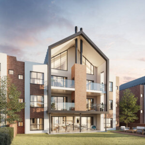 Close up of unit exterior at Brookfield at Royal