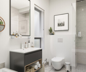 Voliere bathroom