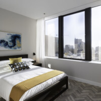 Iconic building with micro apartments